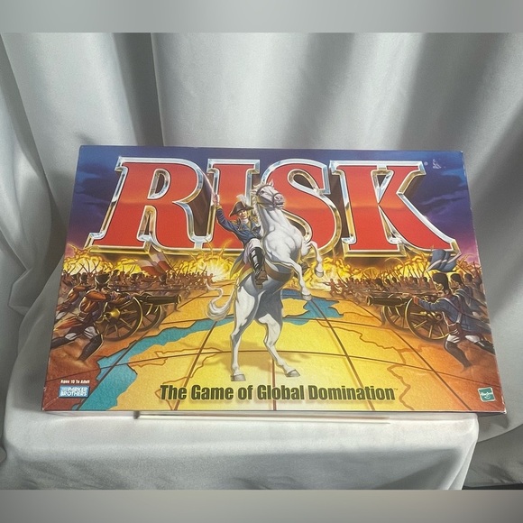Risk Board Game Vintage 1998 Classic Strategy Game Parker Bros. Hasbro - Picture 1 of 5